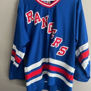 NHL Rangers Blue Crewneck Sweater